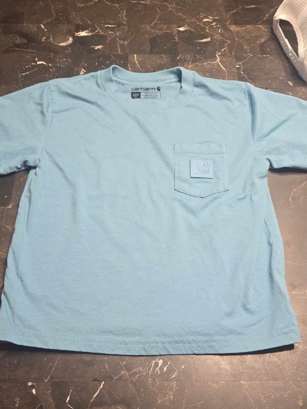 Carhartt Kids Light Blue Short-Sleeve Pocket Tee